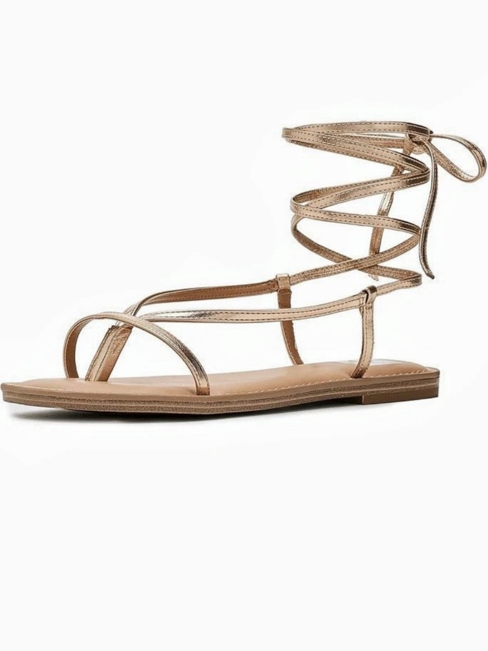 Dolce Vita Strappy Sandals in Gold Like New
